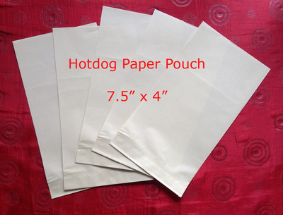 Happy Meal Hotdog Paper Pouch 7.5" x 4"