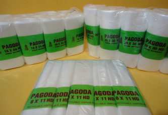 Pagoda plastic packaging