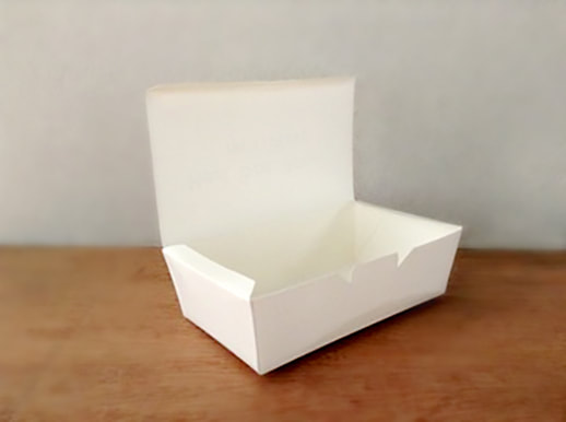White Paper Meal Box